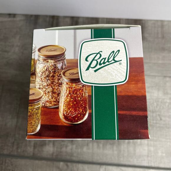 NIB BALL Jar Acacia Wood Storage Lids 5 Pack Regular Mouth High Quality - Picture 10 of 10
